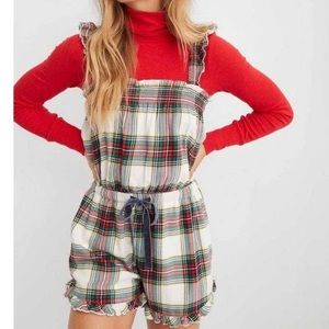 Aerie Christmas PJ Matching Set Romper